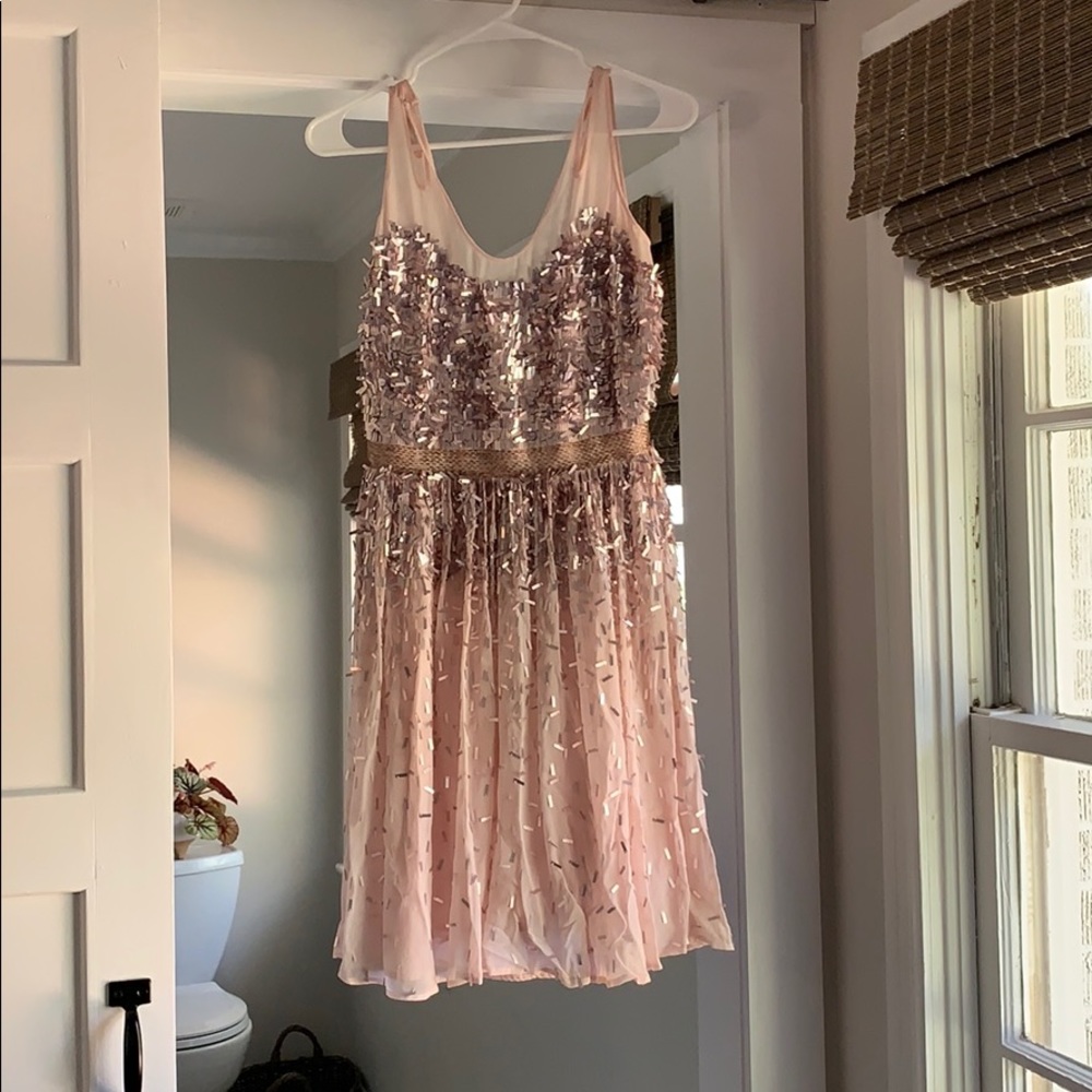 Pink French connection dress